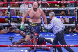 Chùm ảnh ấn tượng Tyson hạ Knock-out Wilder
