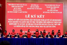 Ký kết Thông tư liên tịch hướng dẫn việc thí điểm VKS khởi kiện vụ án dân sự