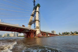 Cầu Thủ Thiêm 2 thi công trở lại, dự kiến 30-4-2022 thông xe 
