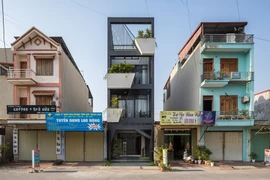 Nhà phố ở Bắc Ninh gây thương nhớ với mặt tiền lạ mắt