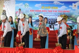 Khởi công xây dựng Đền thờ các Vua Hùng tại Cần Thơ 