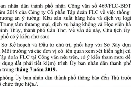 Tập đoàn FLC muốn xây học viện hàng không ở Cần Thơ