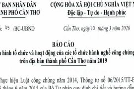 Cần Thơ đề xuất dữ liệu công chứng dùng chung cả nước