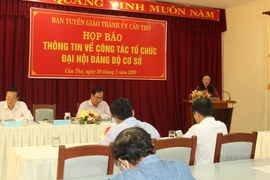 Cần Thơ thông tin đại hội Đảng bộ điểm cấp cơ sở