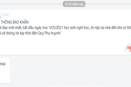 Cần Thơ: Phụ huynh bất ngờ vì học sinh nghỉ học từ ngày 10-5
