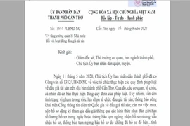 Cần Thơ vẫn còn vi phạm khi chọn tổ chức đấu giá tài sản