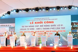 TP Cần Thơ: Khởi công dự án nâng cấp, mở rộng 7km của Quốc lộ 91
