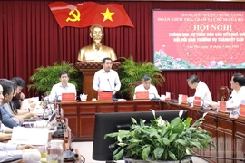 Đoàn kiểm tra của Bộ Chính trị thông qua dự thảo kết quả kiểm tra tại Thành ủy Cần Thơ