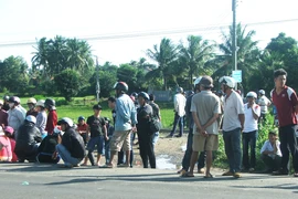 Băng qua đường sắt, một phụ nữ bị tàu lửa tông chết 