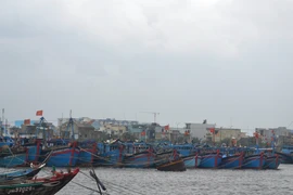 Nhiều tàu cá vẫn đang nằm trên đường đi của bão Hagupit