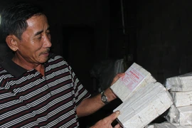 Làng bánh nổ Điền Trang vào mùa tết 
