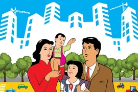 Thi sáng tác tranh 'Gia đình no ấm, tiến bộ, hạnh phúc'