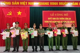 TP Quảng Ngãi: Điều động 70 công an chính quy về các xã