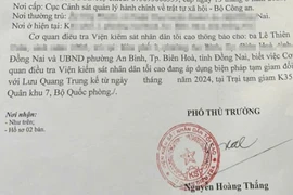 Vụ tử vong ở Công an huyện Long Thành: Bắt tạm giam cựu Trung uý Lưu Quang Trung