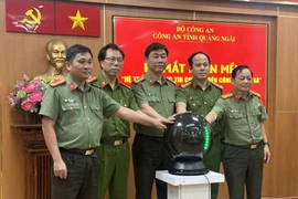 Công an Quảng Ngãi vận hành phần mềm 'Hệ thống thông tin, chỉ huy đến ‎công an cấp xã'
