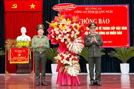 Công an tỉnh Quảng Ngãi kéo giảm hơn 20% tội phạm về trật tự xã hội