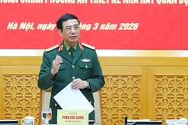 Đại tướng Phan Văn Giang chỉnh sửa một số chi tiết thiết kế Nhà hát Quân đội