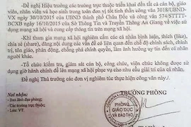 Thu hồi văn bản cấm GV, HS bình luận trên Facebook