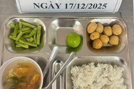 Trường THPT Trưng Vương phản hồi về bài đăng suất ăn bán trú lèo tèo trên mạng