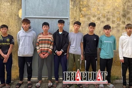 Bắt 10 thanh niên đuổi chém nhau trong đêm ở Lâm Đồng 