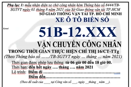 Xe chở công nhân, chuyên gia xin cấp QR Code ra sao?