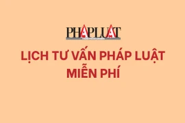 Lịch tư vấn pháp luật miễn phí 