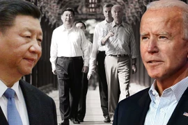 Ông Joe Biden (phải) và Chủ tịch Tập Cận Bình.