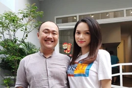 Anh Huỳnh Minh Thảo và Hoa hậu Hương Giang. Ảnh: NVCC