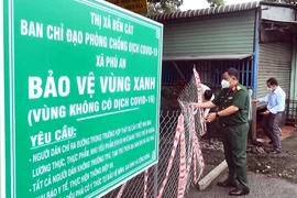 Một khu dân cư ở xã Phú An, thị xã Bến Cát, Bình Dương được dỡ phong tỏa.