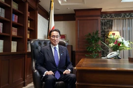 Ông Fumio Kishida ngày 29-9, sau khi được bầu làm tân lãnh đạo đảng cầm quyền Tự do dân chủ và sẽ trở thành thủ tướng mới của Nhật.