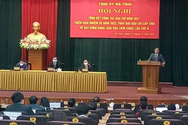 Hội nghị Tổng kết công tác báo chí năm 2021, triển khai nhiệm vụ năm 2022 tỉnh Hà Tĩnh.