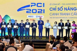 VCCI công bố chỉ số năng lực cạnh tranh cấp tỉnh năm 2021.