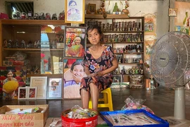 Bà Tôn Nữ Ánh Tuyết, 72 tuổi, thường gọi là mệ Tuyết.