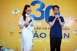 Bạn Đinh Ngọc Tài xúc động khi kể về câu chuyện của cuộc đời mình.