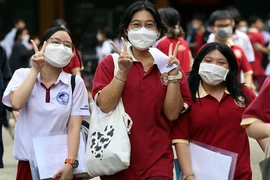 Thí sinh thi tốt nghiệp THPT tại TP.HCM.