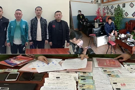 Công an tỉnh Thanh Hóa triệt phá nhóm tín dụng đen vào đêm 31-3. Nhóm này cho hơn 500 người vay hơn 33 tỉ đồng, thu lợi bất chính hơn 2,3 tỉ đồng.