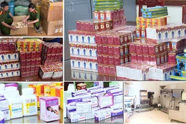Công an tỉnh Thanh Hóa triệt phá đường dây sản xuất, buôn bán thuốc giả quy mô lớn hồi tháng 4-2025.