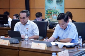 Các đại biểu tham dự phiên thảo luận tại tổ.