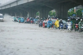 'Bản đồ' ngập ở Hà Nội khi mưa to