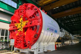 'Quái thú' đào hầm metro Nhổn - ga Hà Nội đã về đến Việt Nam