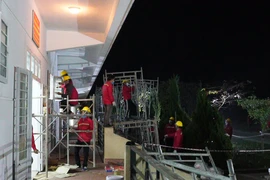 Gấp rút thi công bệnh viện dã chiến thứ 3 ở Hải Dương
