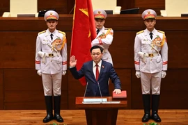 Tân Chủ tịch QH Vương Đình Huệ tuyên thệ nhậm chức.