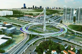 Phối cảnh nút giao Vành đai 4 - Vùng Thủ đô