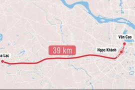 Hà Nội phê duyệt phương án tuyến đường sắt đô thị số 5 Văn Cao - Hòa Lạc