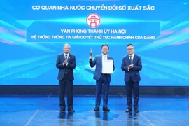 Văn phòng Thành ủy Hà Nội được vinh danh tại Giải thưởng Chuyển đổi số Việt Nam 2025