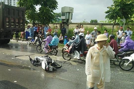 Xe bồn cán người đàn ông tử vong rồi bỏ chạy
