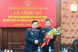 VKSND Tối cao bổ nhiệm phó thủ trưởng cơ quan điều tra 