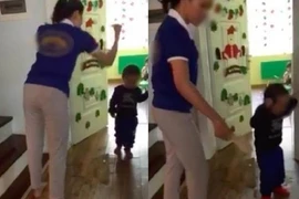 Tạm đình chỉ giáo viên dùng dép đánh trẻ mầm non