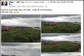 Lời khai của người tung tin 'máy bay rơi ở Nội Bài'