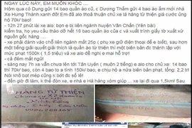 Thực hư xe chở quần áo từ thiện lên Yên Bái bị xử phạt
